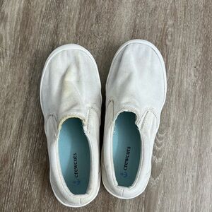 Crewcuts White Slip-On Sneakers Minimalist Design